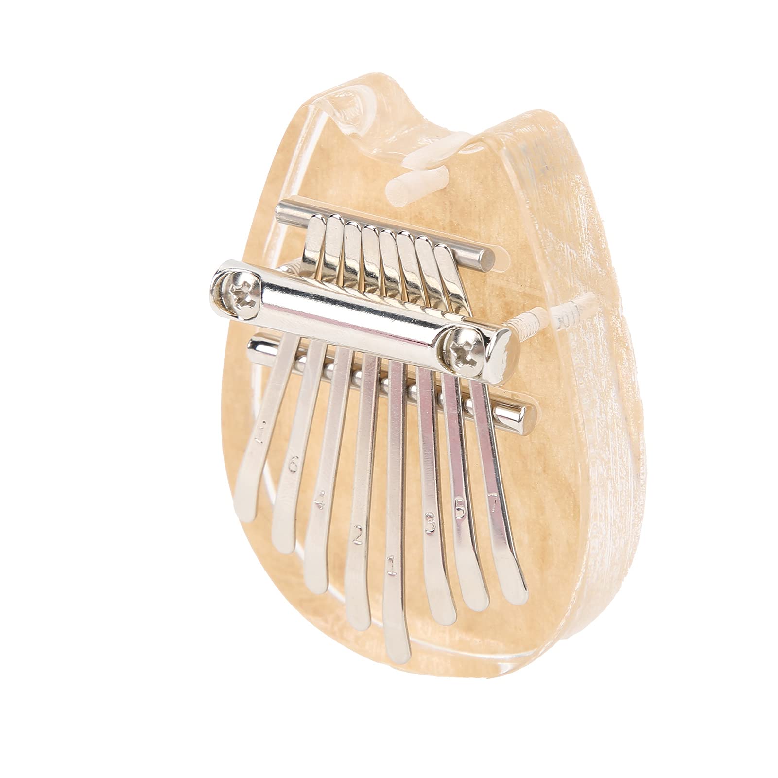 YunirorThumb Piano, Cat Ear Cute Crystal 8 Key Finger Pianos for Musical Instrument Learning for Kids for Birthday and Christmas Gifts for Adult