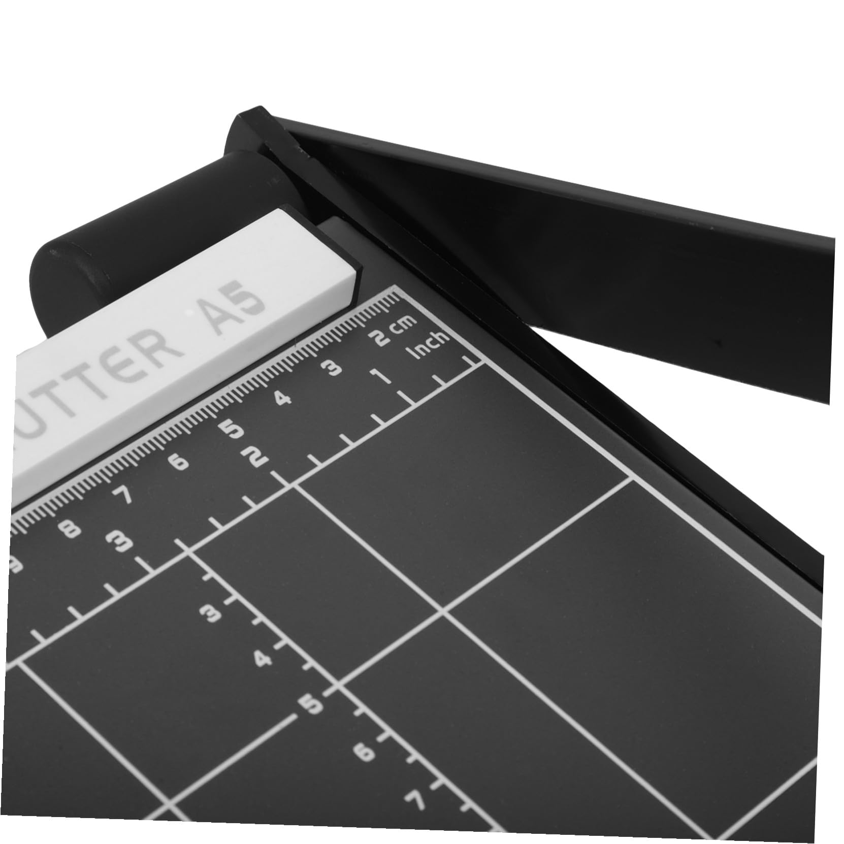 12 Fogli Taglierina per Carta da Ufficio con Base in Metallo Rinforzata Capacità Taglio Fino Lama di Precisione per Foto e Progetti di Scrapbooking Design Sicurezza con Blocco