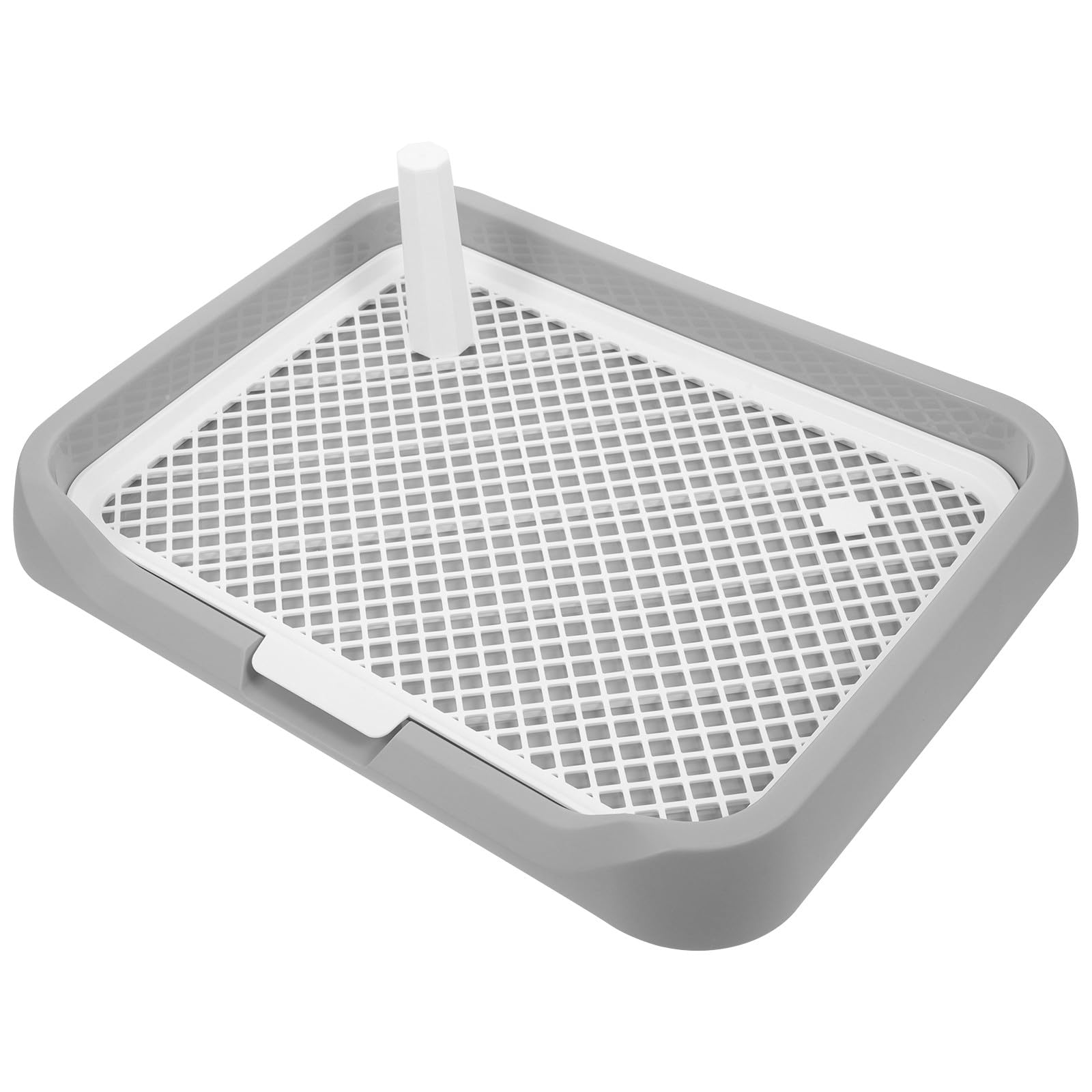 Bac à litière intérieur minkissy avec plateau amovible pour propreté chien