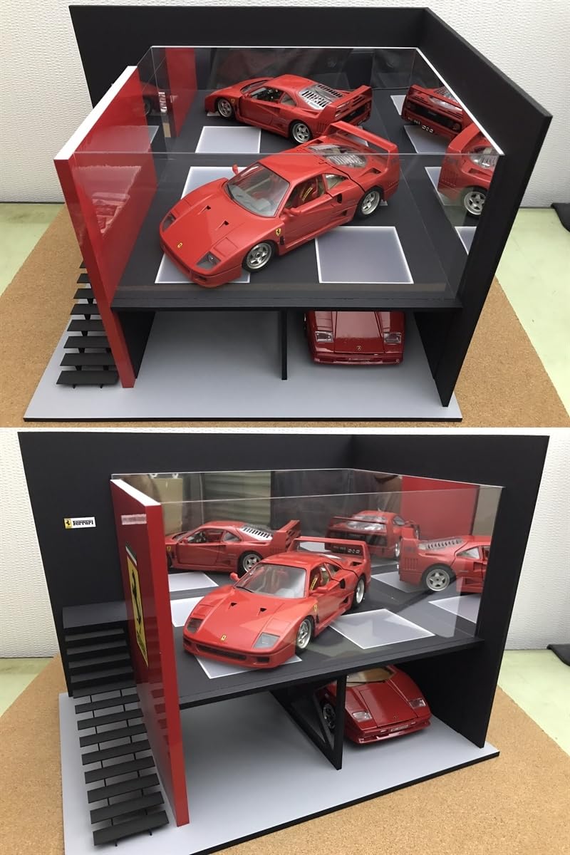 Amazon.co.jp: ミニカー専用ジオラマ：1/18 カーディーラーⅠ
