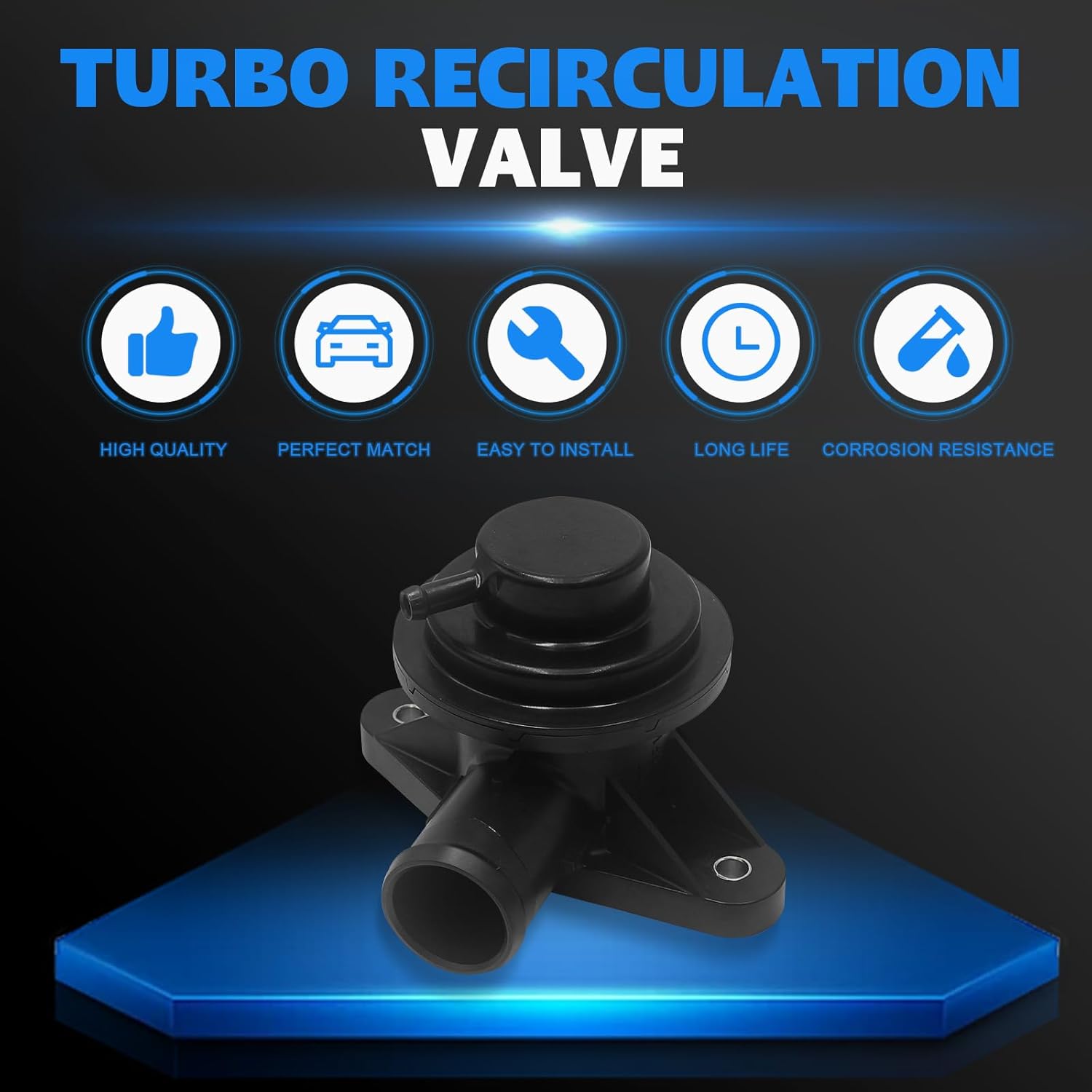 14483-1KC1A Turbo Recirculation Valve for Nissan Juke 2011 2012 2013 2014 2015 2016 2017 Replace 14483-1KC0A