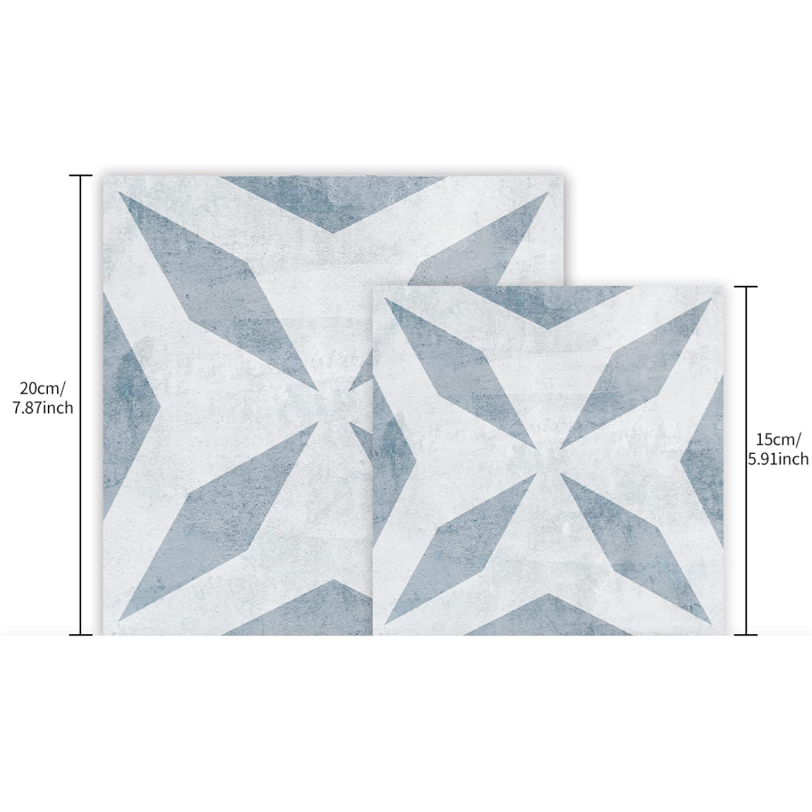 Wdftyju 24 Uds Azulejos De Mosaico Pasta Cocina Baño Restaurante Adhesivo Decoración Pegatinas