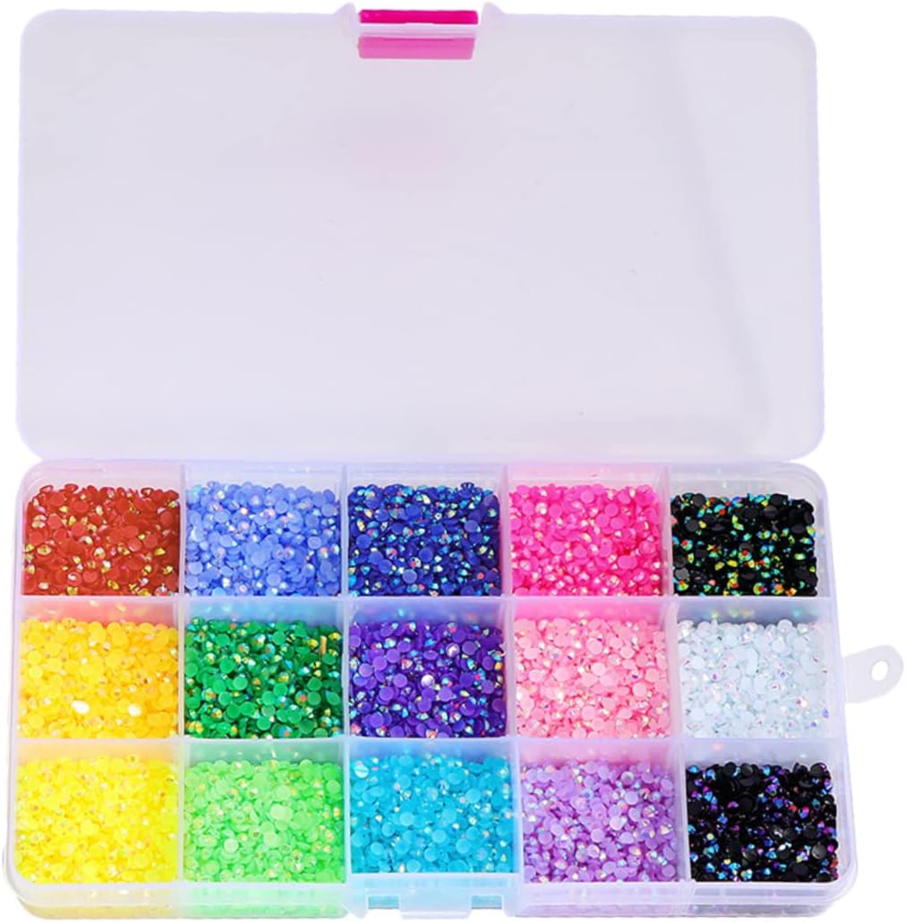 PLAFOPE Beautiful Nail Art Gems 1 Rhinestone Rhinestones Easy To Apply Gems Decorative Charms Decors