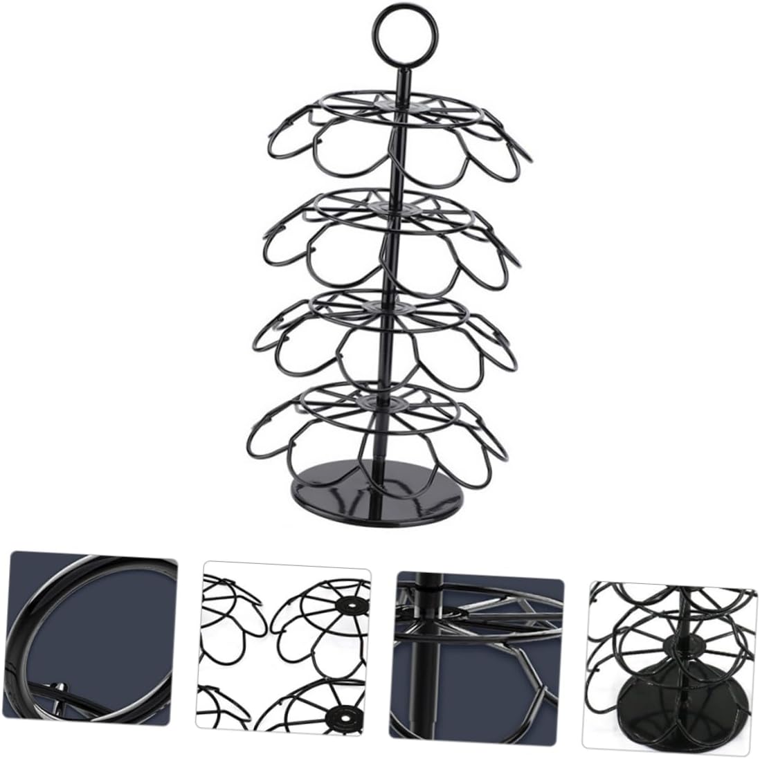 Coffee Capsule Storage Rack Rotating Holder for Capsules for Home and Coffee Stations Space-saving Design to Organize Your Essentials