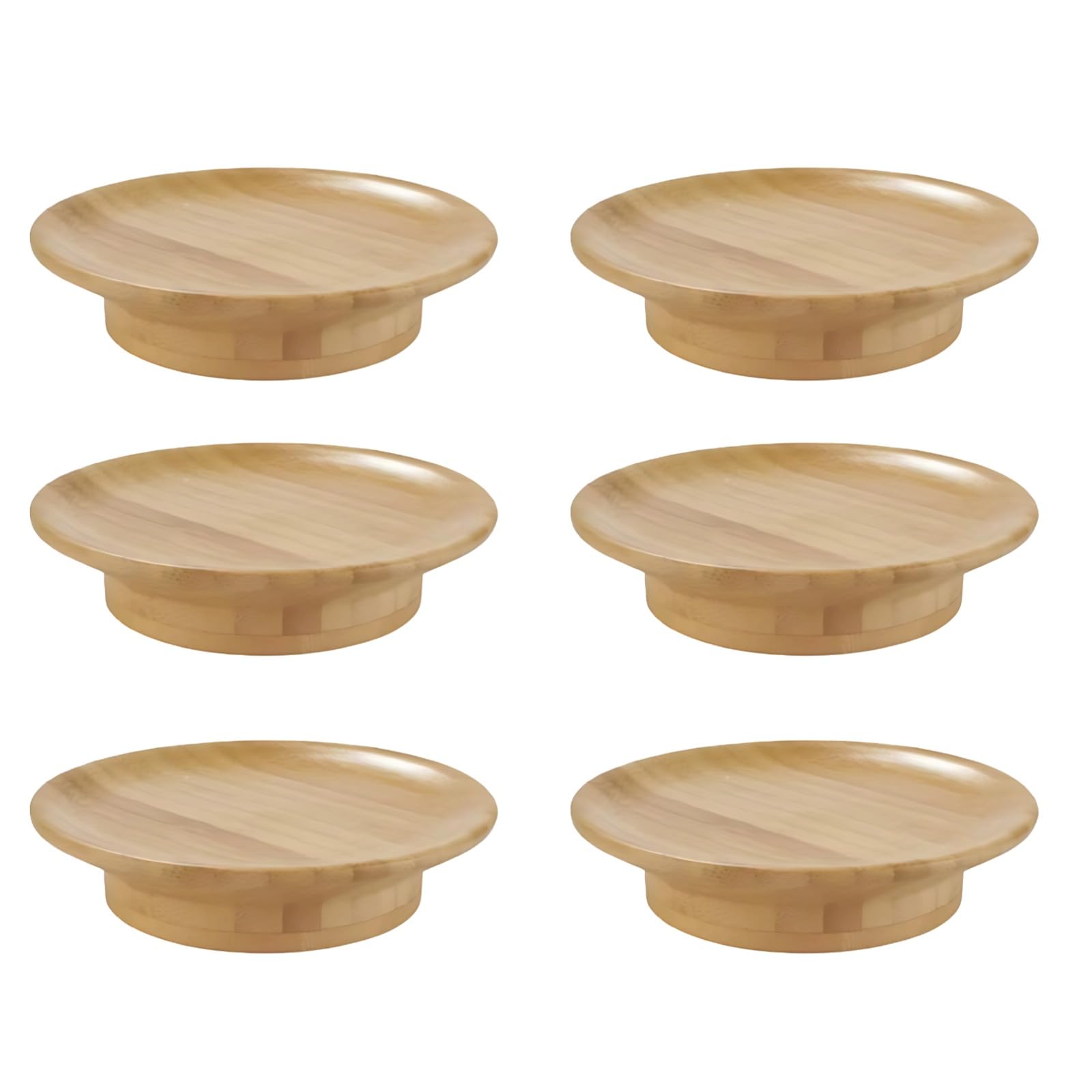 Couvercle en bois pour verre à vin anti-insecte : lot de 6 mini planches de charcuterie