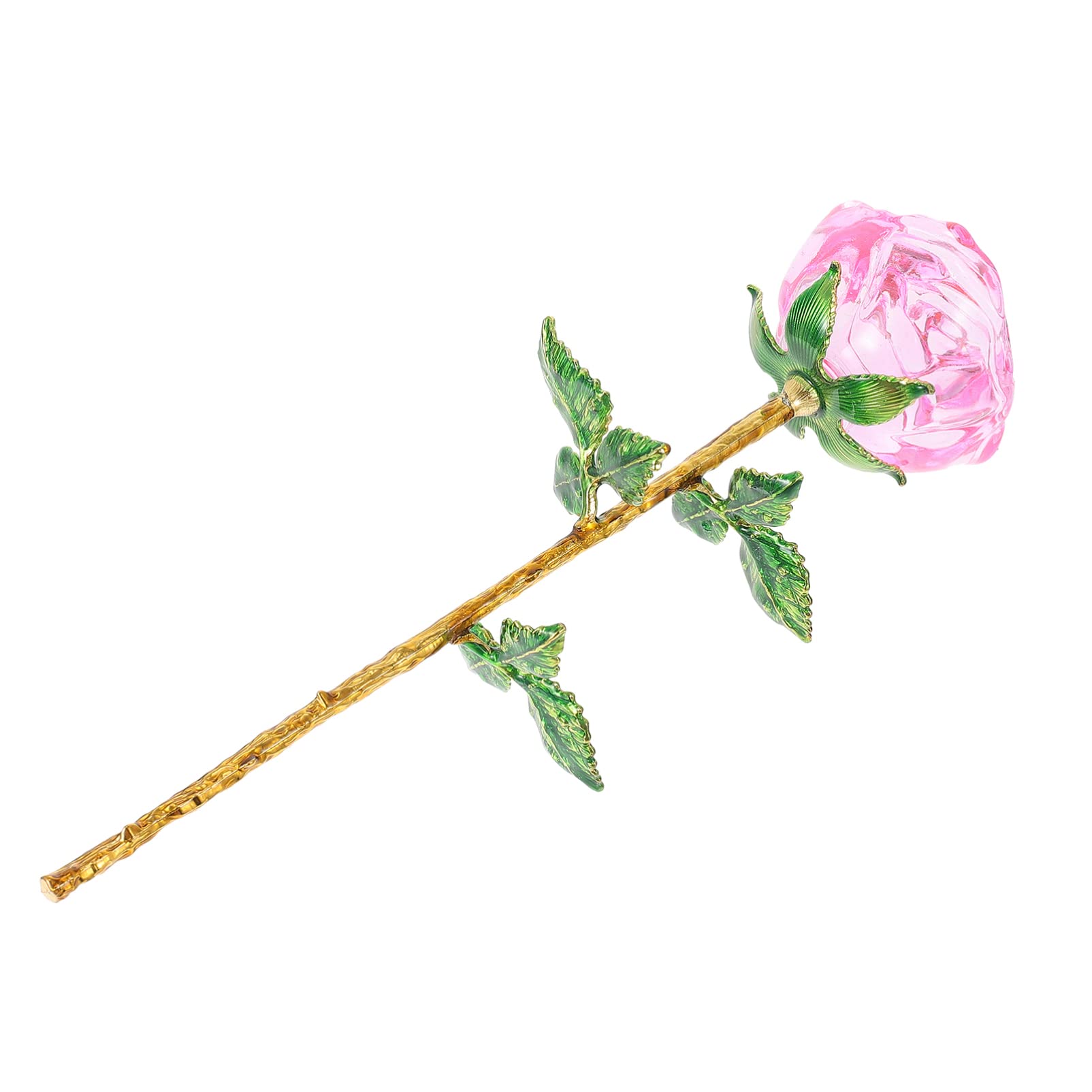 Rose artificielle cristal pour mariage et centre de table