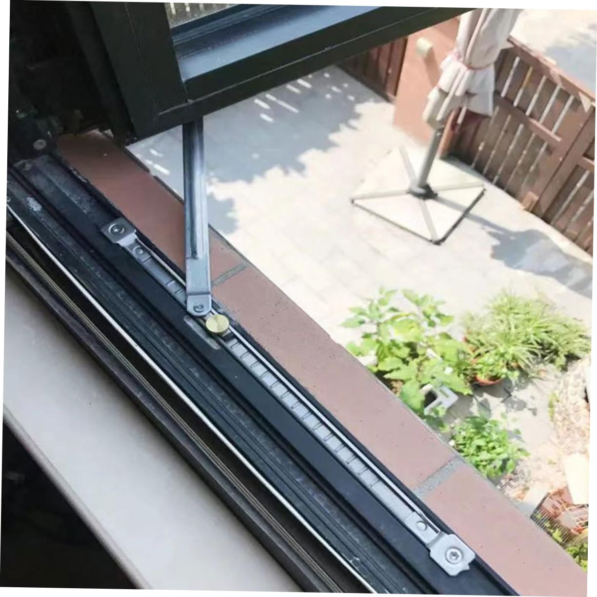 OSALADI 5stücke Fenster Feststellstange Für Aluminiumtüren Verstellbar Bohren Windstütze Sicherheitsvorrichtung Für Fenster Und Türen Installieren Für Familien