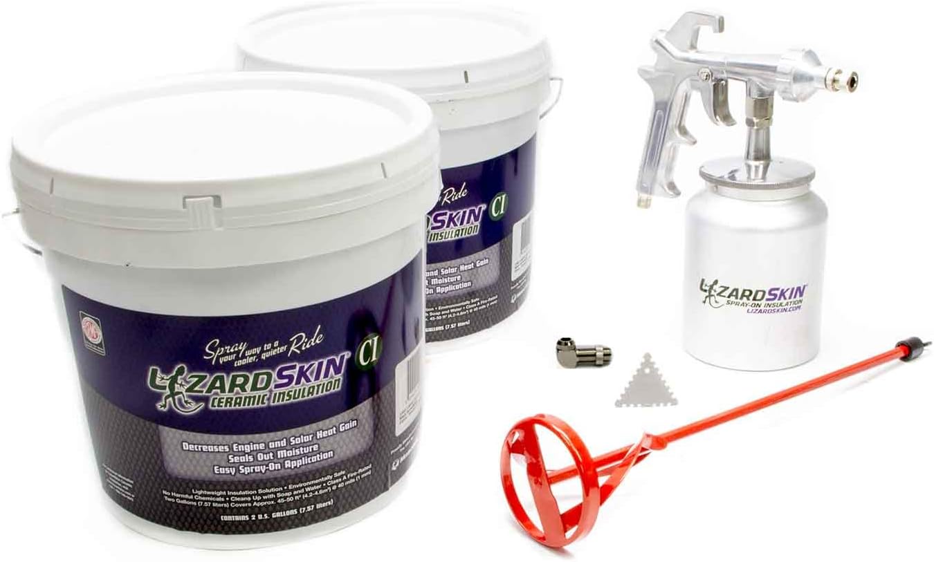 Lizard Skin 50110 Ceramic Insulation 4 Gal With Spray Gun