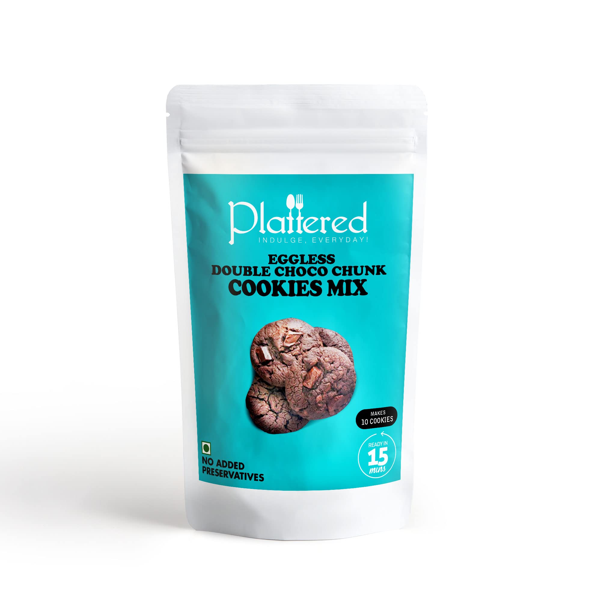 PlatteredDouble Choco Chunk Cookies Mix, 215g
