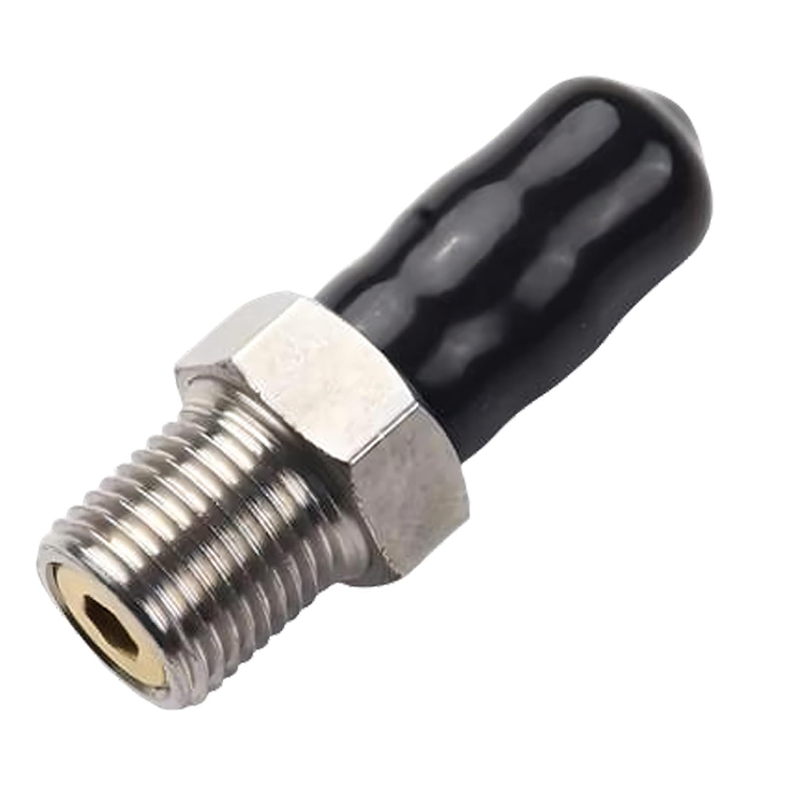 8mm Stainless Steel Male Quick Connector 1 / 8BSPP for Professional Technicians Steel Male Link