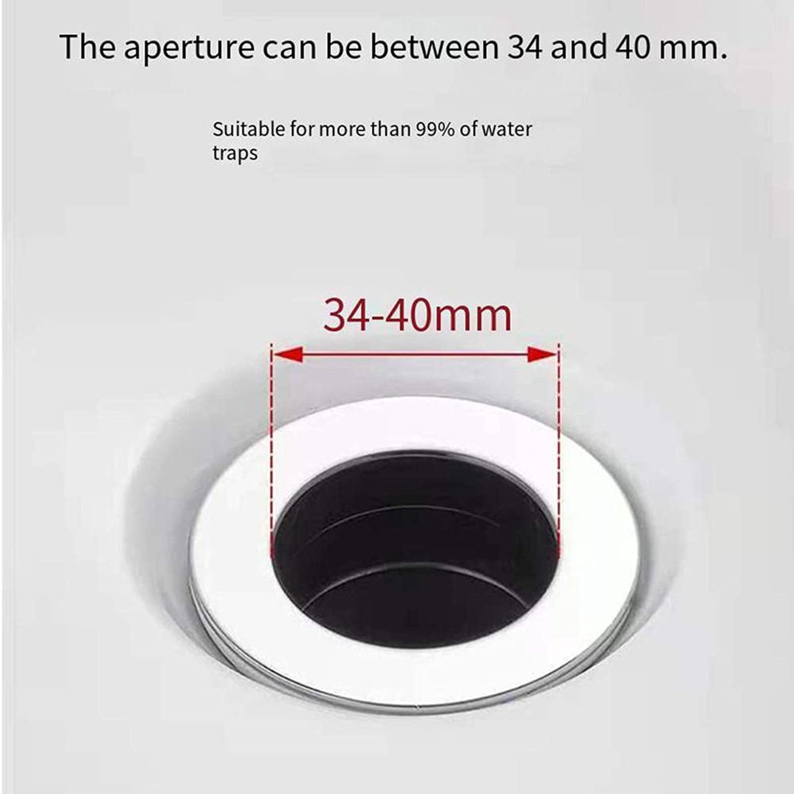 Tappo Lavandino Cucina 80mm Con Filtro - In Acciaio Inox 304 | Compatibile Con Lavelli Blanco E Franke | Include 2 Guarnizioni - Foto 8