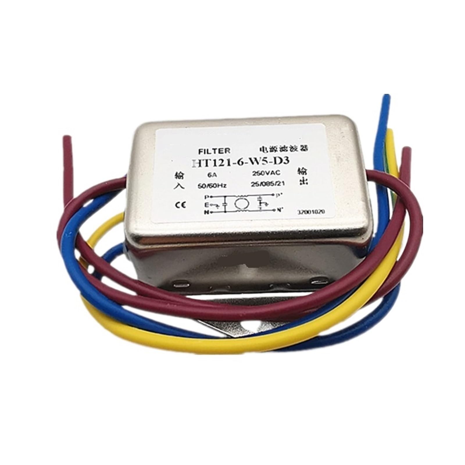 Filtro de potencia monofásico para evitar zumbidos en el hogar 220V