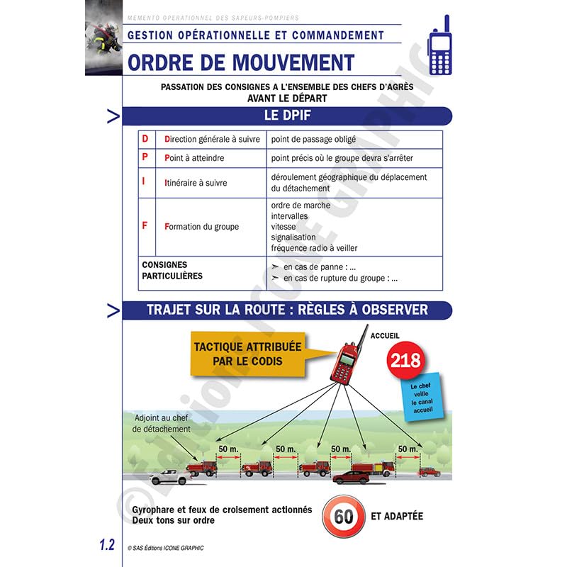 Mémento opérationnel à l'usage des sapeurs-pompiers