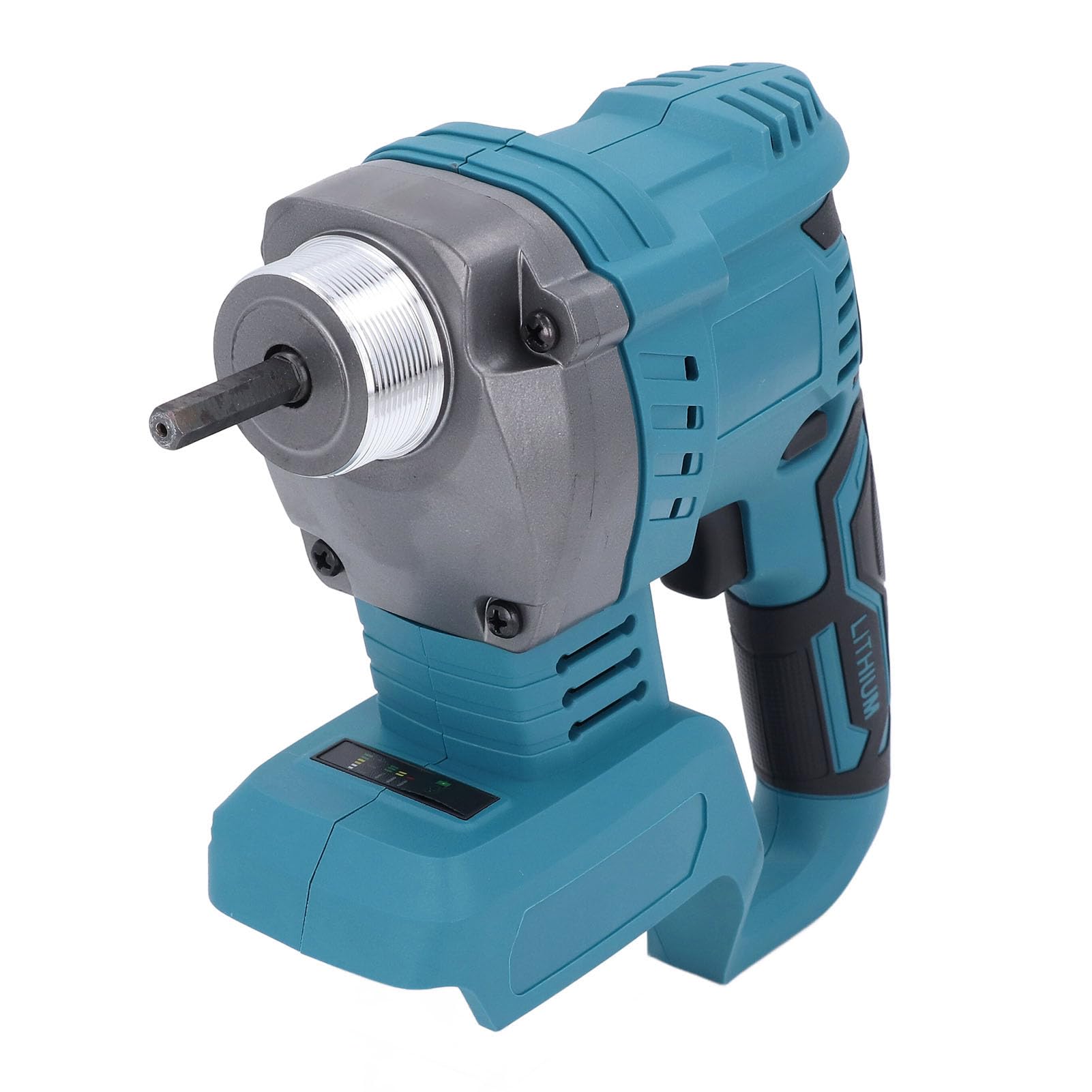 Vibrateur à Béton Sans Fil 18V 800W, Portable avec Bouton de Verrouillage, 3200 tr/min, Interface 42mm, pour Cloison Sèche Sol Jardin Terrasse