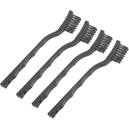 4 Pack Anti Static ESD Brushes - Plastic Handle Nylon Brushes For Electronics & PCB Cleaning