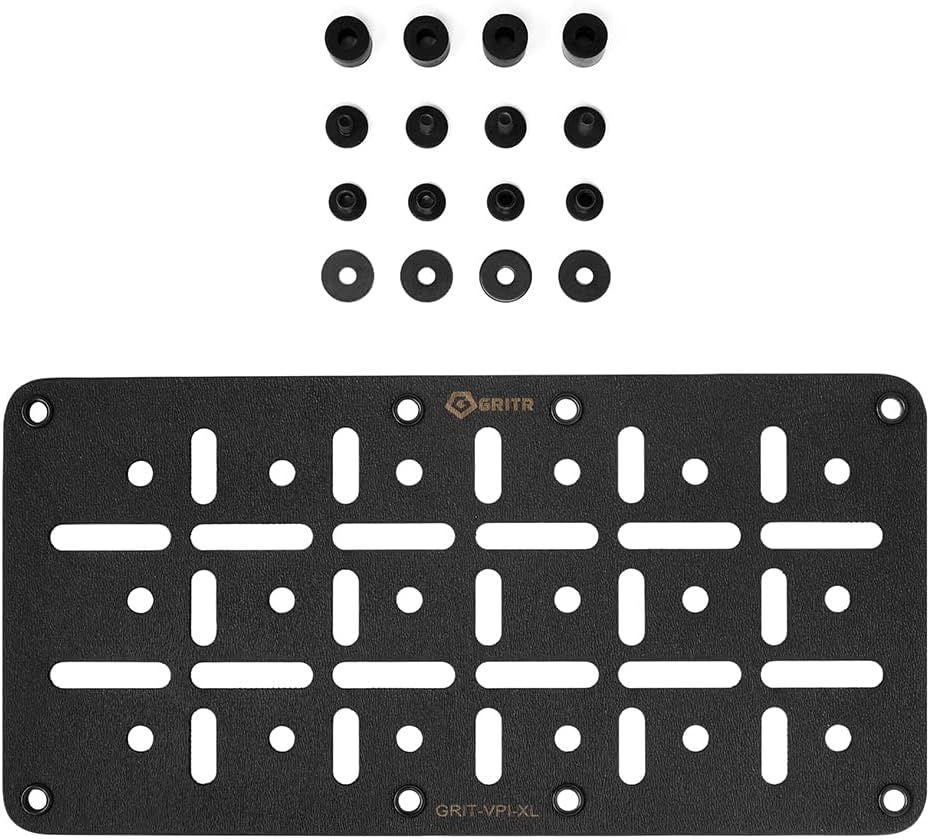 GRITR Kydex Hook & Loop Panel Insert/Adhesive Loop Sheets – Tactical & Military Gear Organizers for Holsters, Mag Carriers, Knife Sheaths, Flashlights, and More