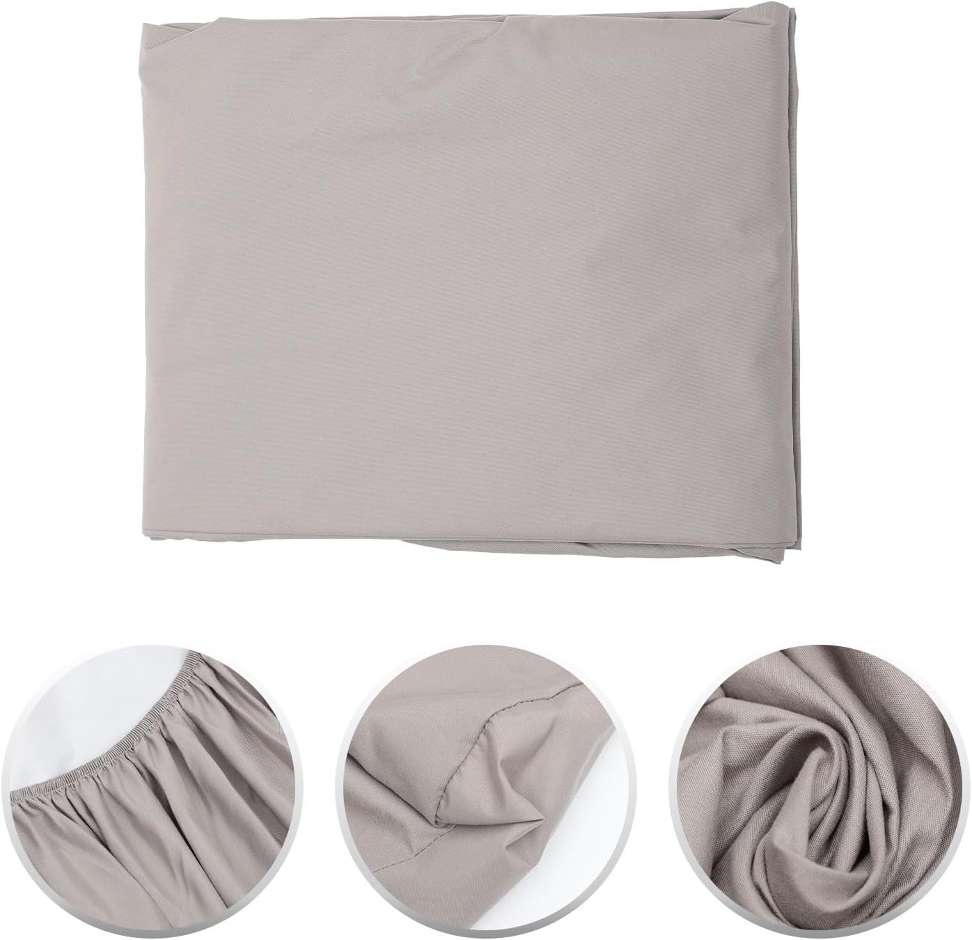 Waterproof Fitted Mattress Cover with Extended Pockets, Machine Washable Polyester Fiber and TPU Film Protector, Easy to Disassemble, Simple and Comfortable Bed Pad for Household