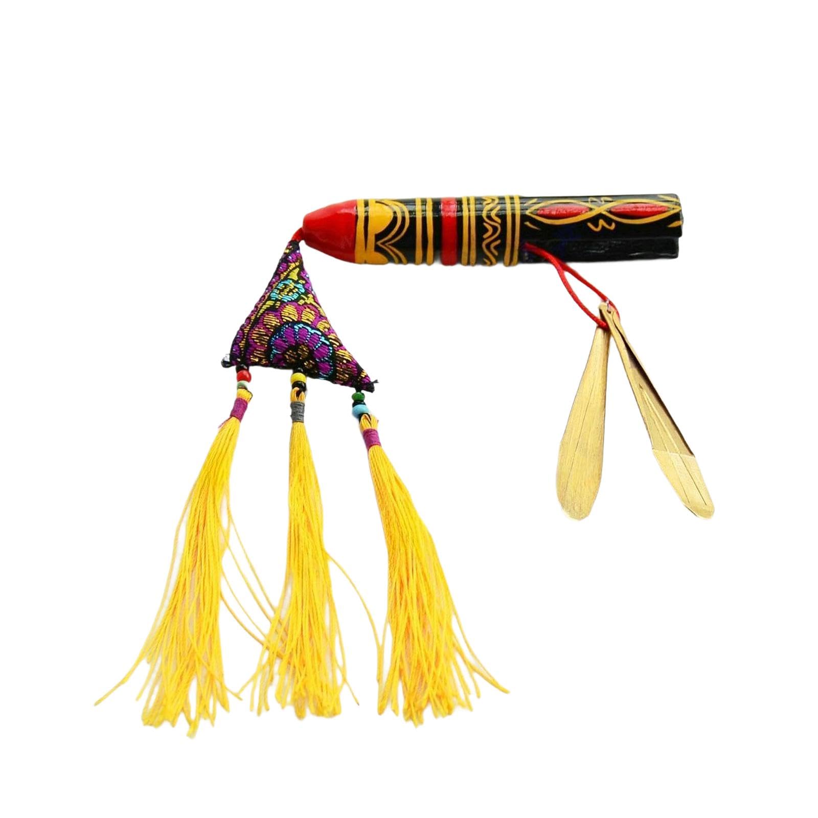 Jaw Harp Arpa Bocca Folk Ottone Strumento Musicale Portatile Melodia Raffinata Adatto per Bambini Adulti Principianti Appassionati Musica, 2 Foglie