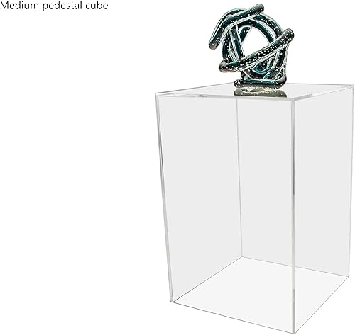 Miniatura 3 de Caja de exhibición de acrílico transparente de 8 x 8 x 12 pulgadas con un lado abierto, versátil contenedor de almacenamiento de productos Lucite