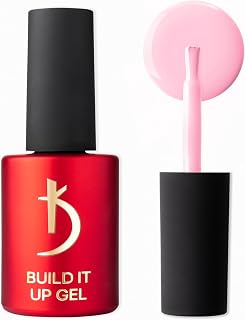 K Professional - Nail Builder Gel - Nude - 15ml - Builder Gel - Pastel Pink Nude Nail Extension UV LED - Modeling Gel Nails