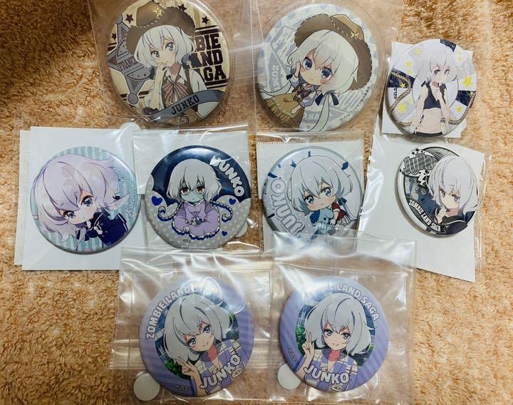 Amazon.co.jp: ゾンビランドサガ 紺野純子 缶バッジ17点セット : おもちゃ
