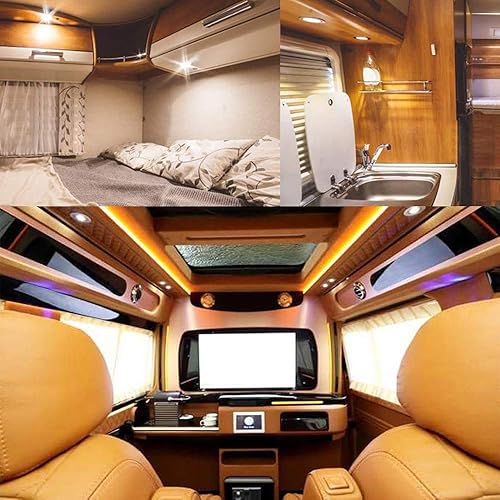 Miniatura 8 de BlyilyB Paquete de 10 bombillas LED blancas BA15D 1142 6500K de repuesto DC 12V interior RV caravana remolque, iluminación de barco, patio, luces