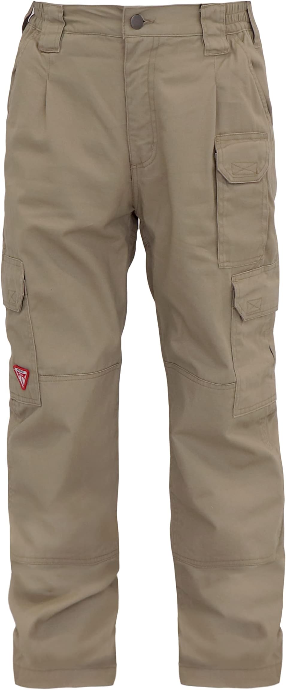 TICOMELAFR Pants for Men Flame Resistant Cargo Pants Lightweight 100% Cotton NFPA2112 7.5oz Elastic Waist Pants