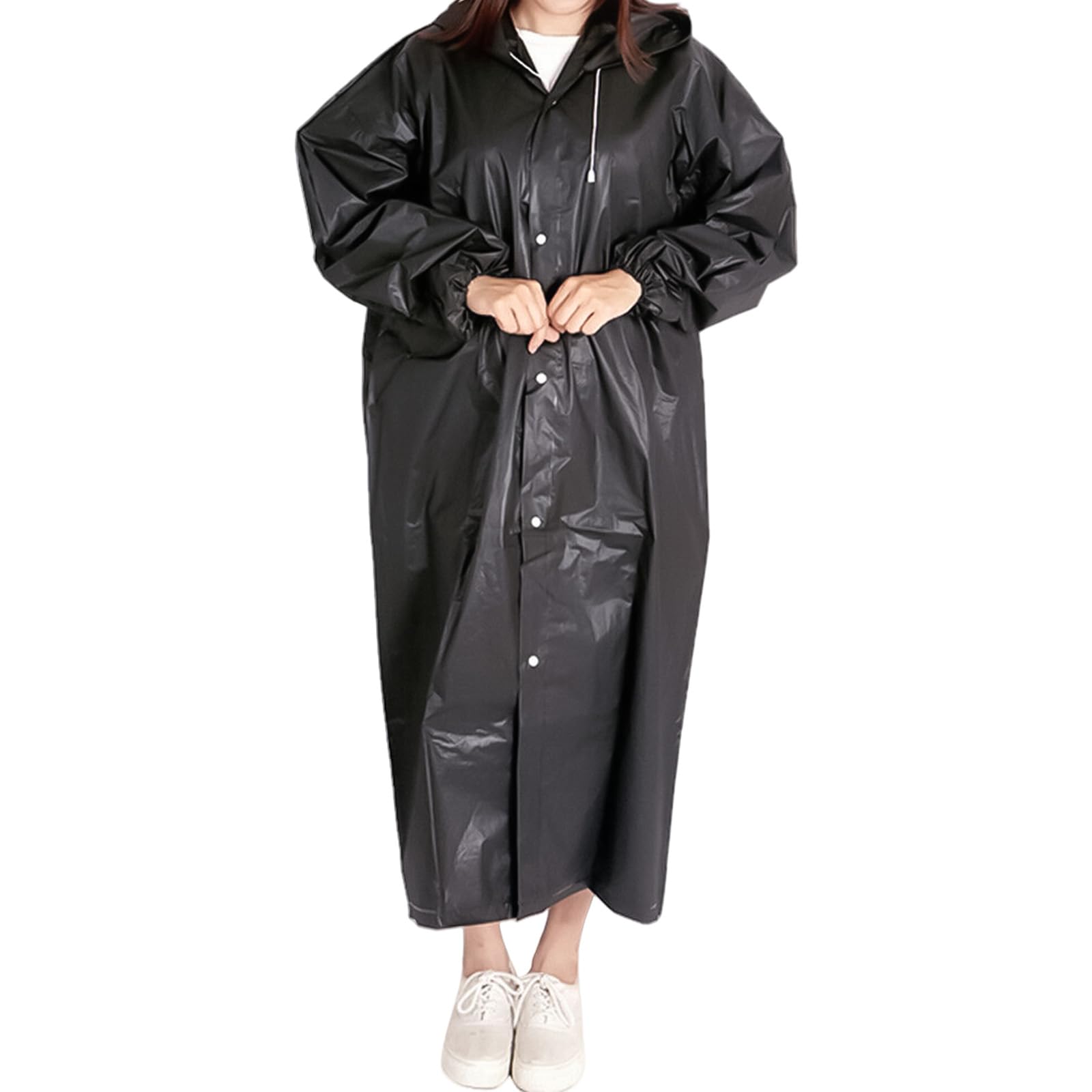Jazuaiao Raincoats Hooded Sleeve Waterproof Rain Ponchoes Motorcycles Rain Covers Camping Hiking Travel Rainwear Tent Waterproof Jackets