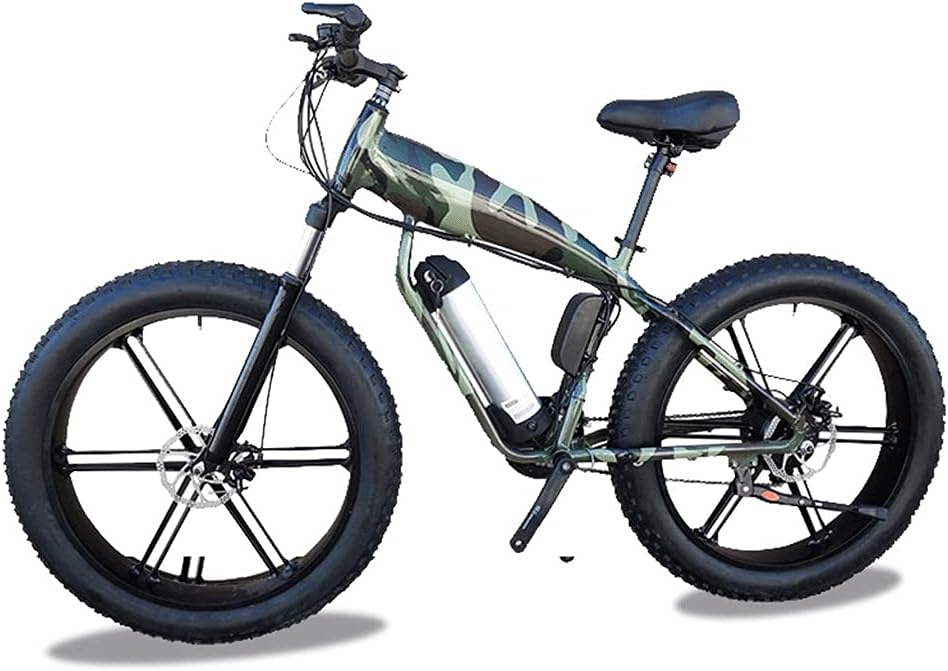 400W脂肪電動自転車48VメンズマウンテンEバイク30スピード26インチ 