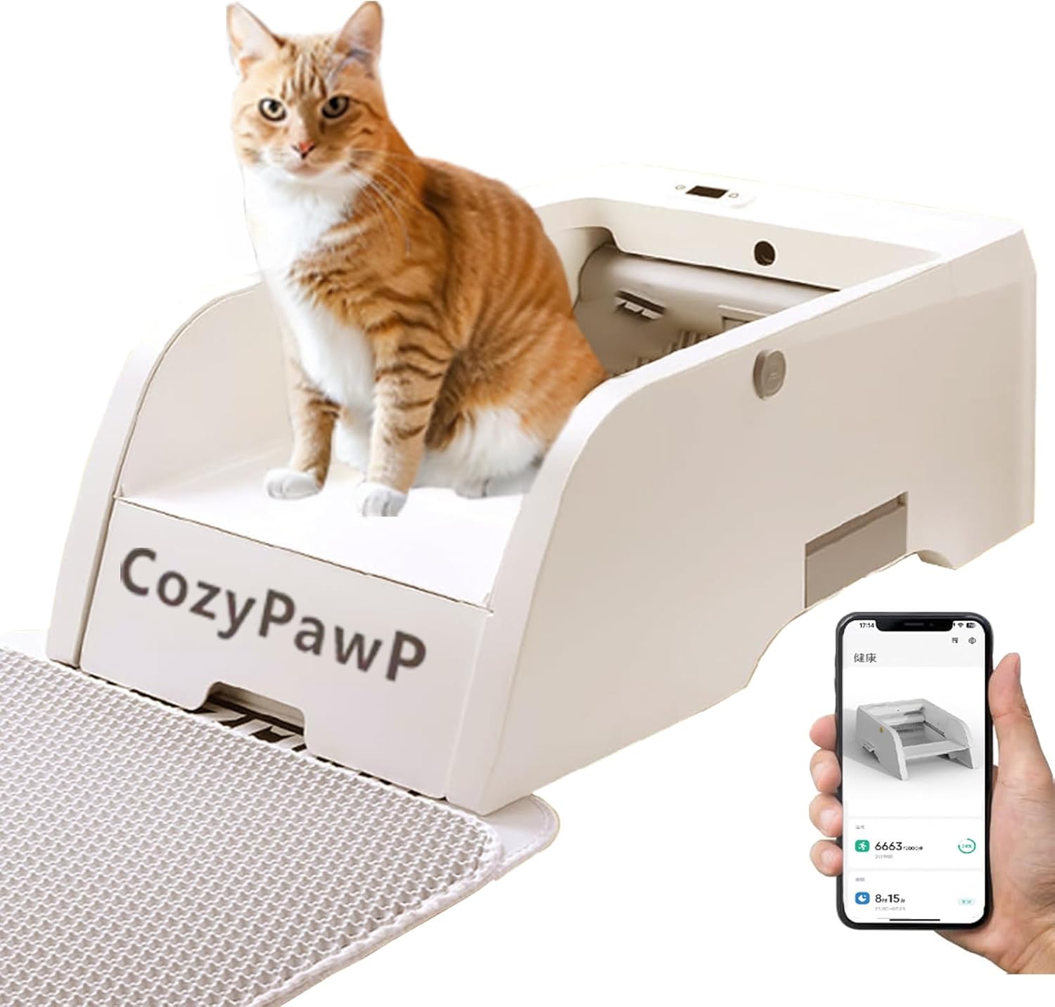 Neakasa m1 opentop selfcleaning cat litter box automatic cat litter box with app control