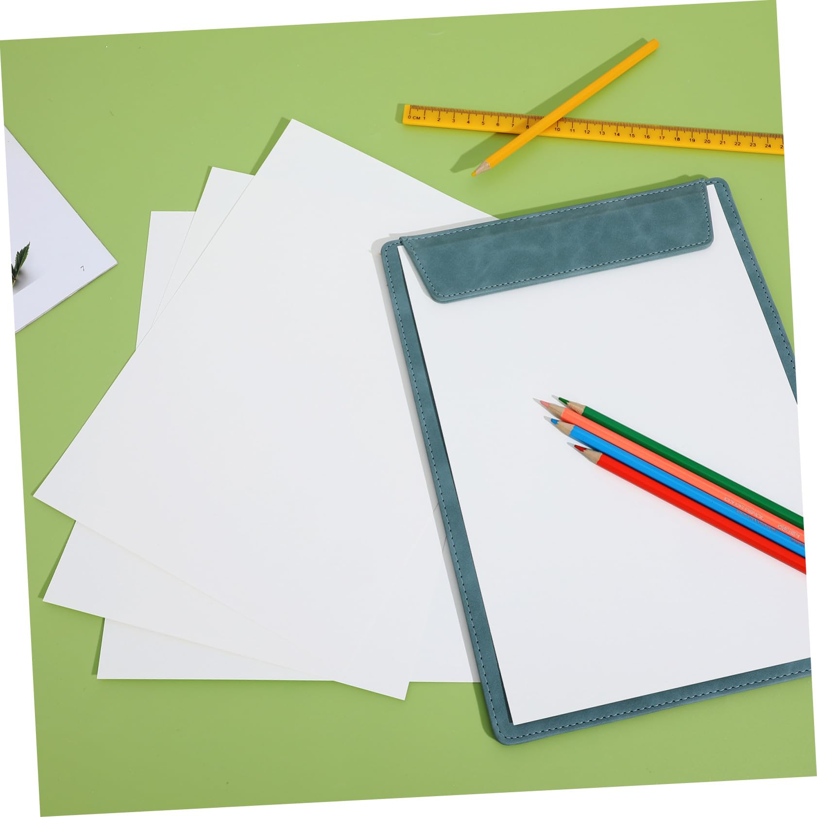 100 Blatt Druckerpapier Holzfasern Blanko für Klares Drucken Vielseitig Einsetzbar Glattes Papier ohne Schmieren