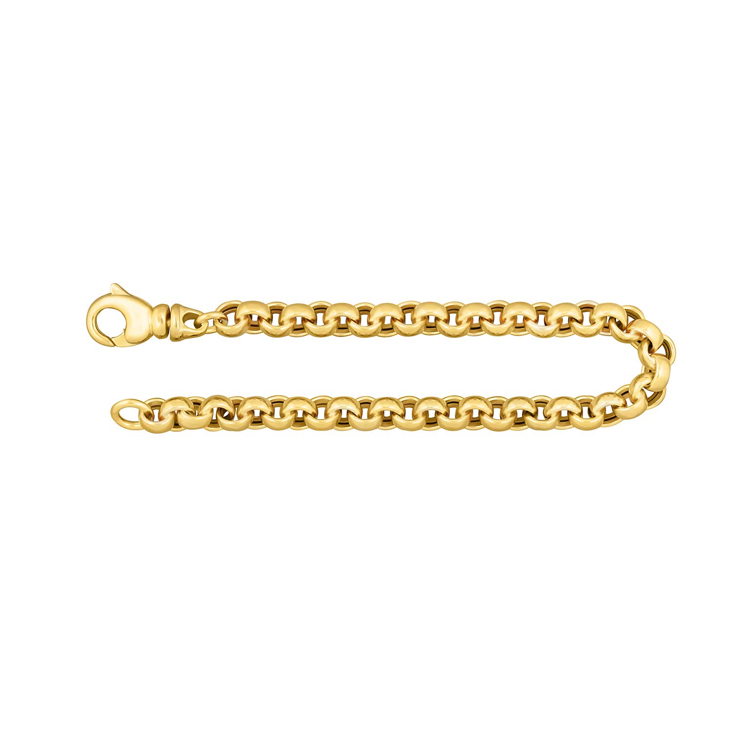 EDELIND Goldarmband Damen/Herren – 3,3 Mm Kordelkette, 585 Gelbgold, 19 Cm, Mit Schmuckbox
