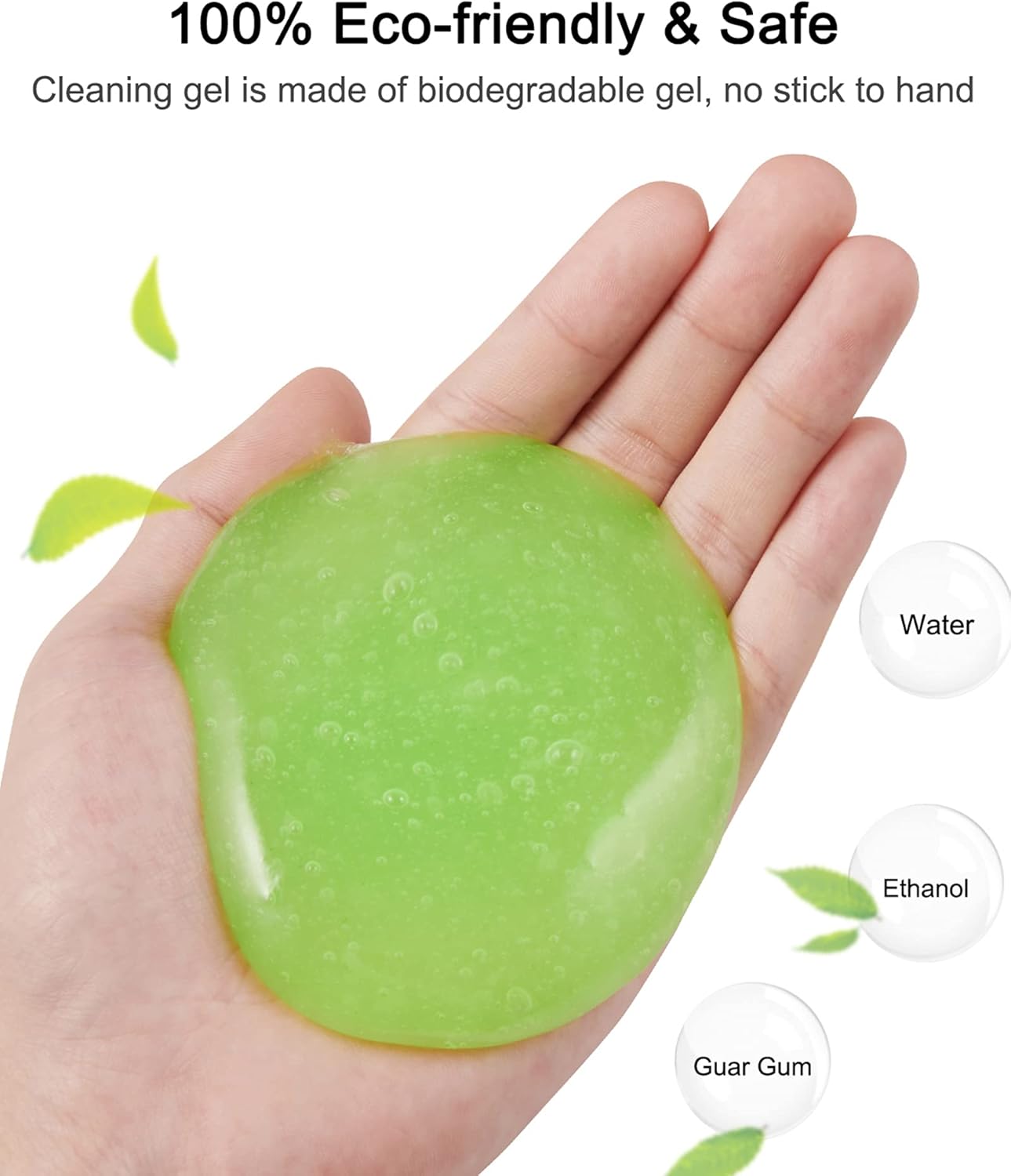 FiveJoy Car Cleaning Gels, 4-Pack Universal Auto Detailing Tools Car Interior Cleaner Putty, Dust Cleaning Mud for PC Tablet Laptop Keyboard, Air Vents, Camera, Printers, Calculator - 320g(3Ounce/pcs): Automotive