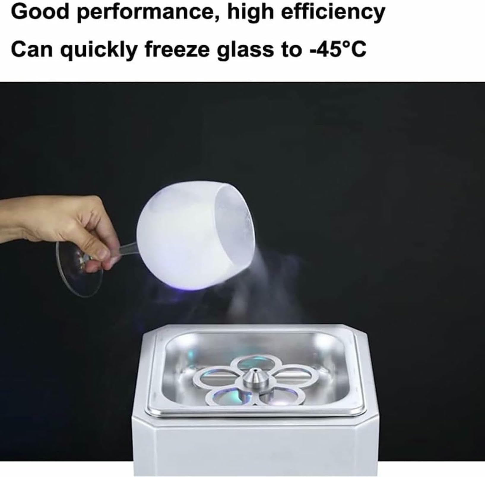 Glass Chiller, Glasförderer Mini -CO2 -Glaskühlerkühlerkühler Für Tassen Und Gläser, Sofortig Ihre Brille In Sekundenschnelle, Flaschenkühlen