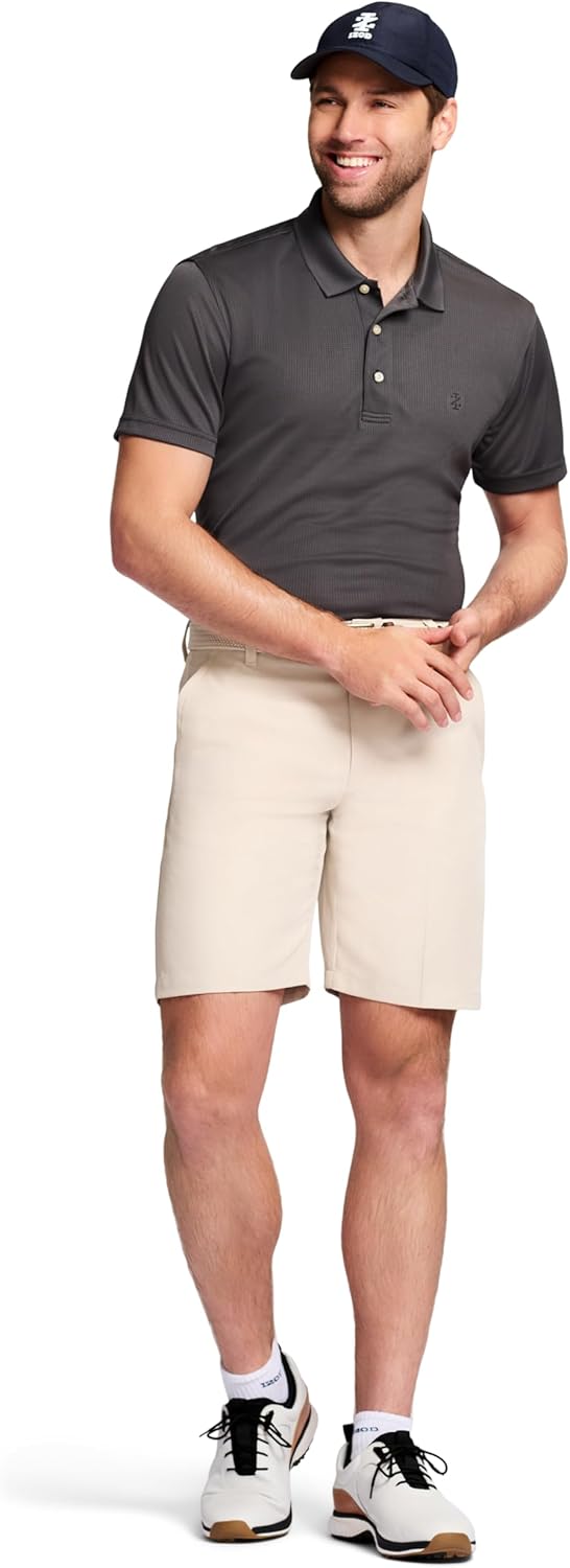 IZOD Men’s 9.5"Micro Poly Classic Fit Golf Short - Image 2