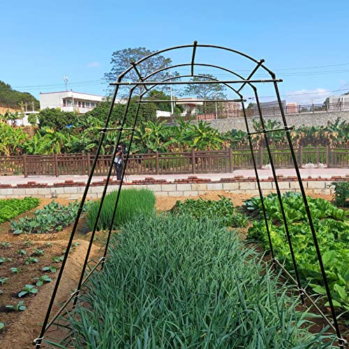 image for CHPPEY Garden Arch Trellis for Climbing Plants - 7.2ft Tall Large Tunn