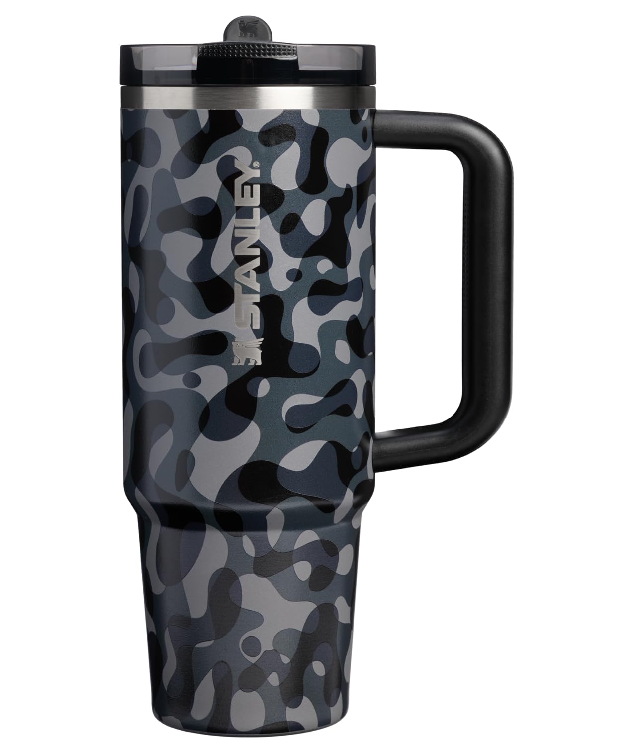 STANLEY Quencher ProTour Flipstraw Tumbler, 30 oz, Black Interfusion
