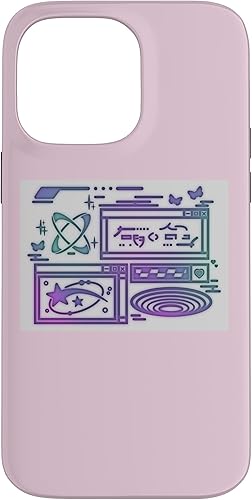 iPhone 14 Pro Max 90s Y2K Retro Vintage Space Center Control Room Screen Case