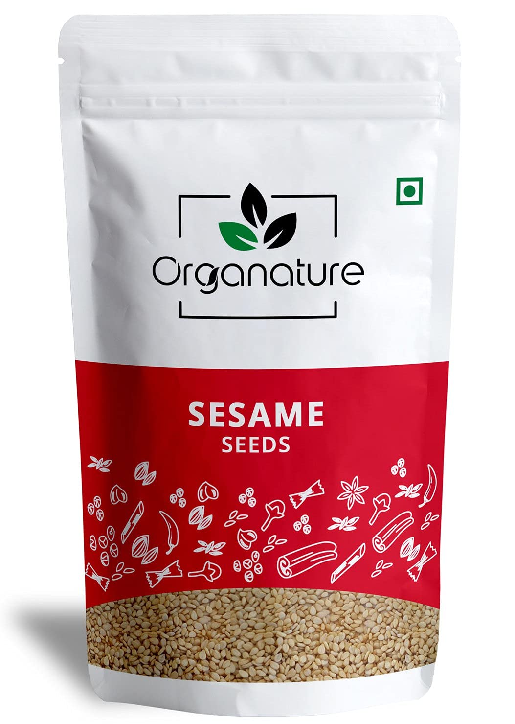 Organature Fresh & Natural White Sesame Seeds (Unhulled) | White Til | Tal | Indian Spices (400 Grams) (B08MTY6LC5) Amazon Price History, Amazon Price Tracker