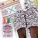 Tulip Permanent Nontoxic Fabric Markers Neon 6 Pack - Large Bullet Tip, Child Safe, Minimal Bleed & Fast Drying - Premium Quality for T-shirts, Clothes, Shoes, Bags & Other Fabric Materials
