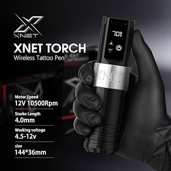 Amazon.com: Xnet Torch Tattoo Gun, Rotary Tattoo Machine