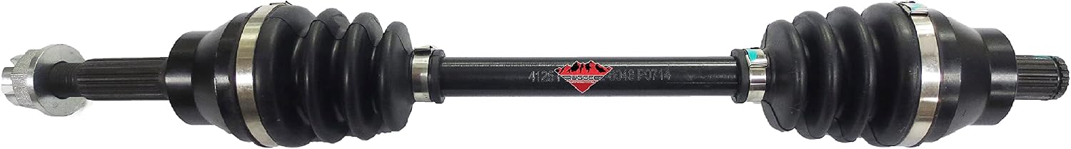 Rugged Front Left/Right Performance Axle for (2006-10) Polaris Hawkeye/Sportsman 300 & 400, CNC Precision Components, Stainless-Steel Clamp Coated for Protection OEM: 1332340