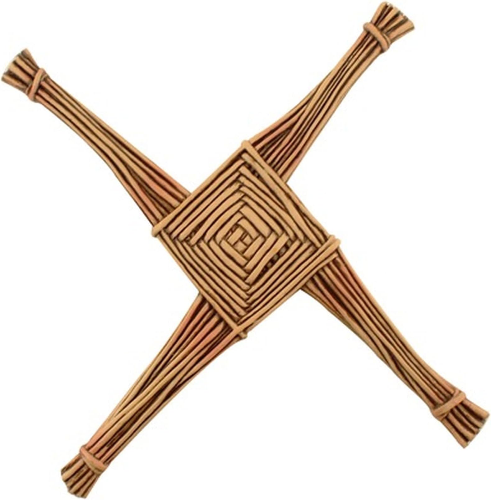 IrishShop.com Abbey Press St. Brigid's Cross and Card Resin with look/color of straw 10" x 10"