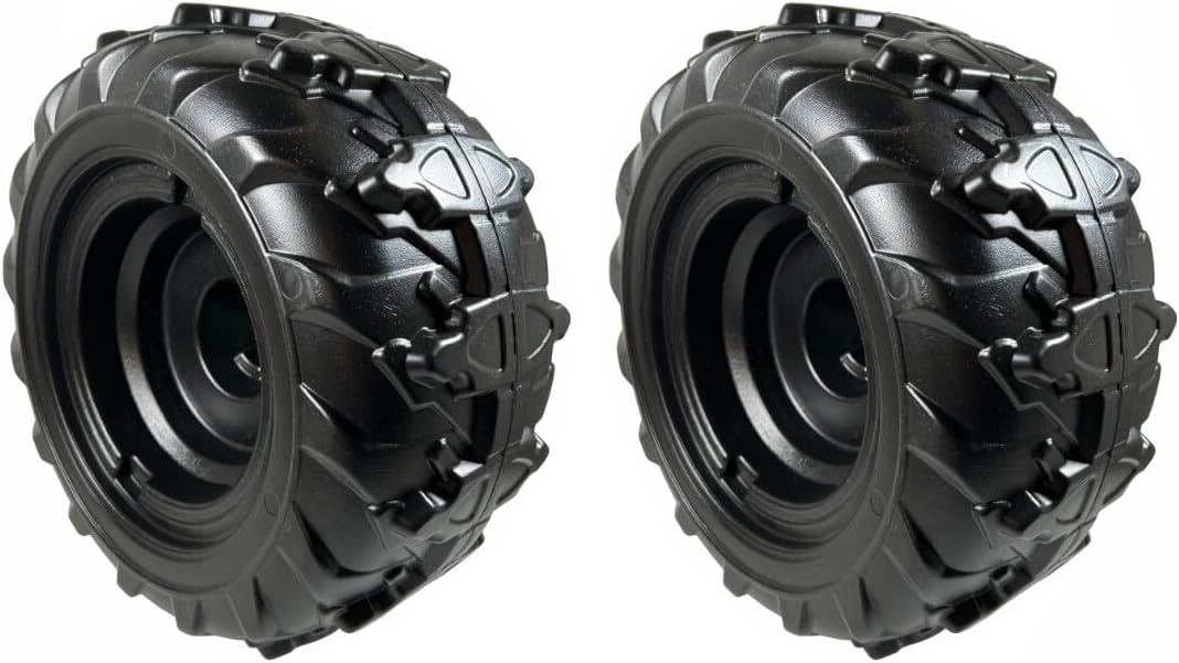 Replacement Compatible with (2) Genuine Power s 3900-6454 Black For Jurassic World Dino Racer ATV