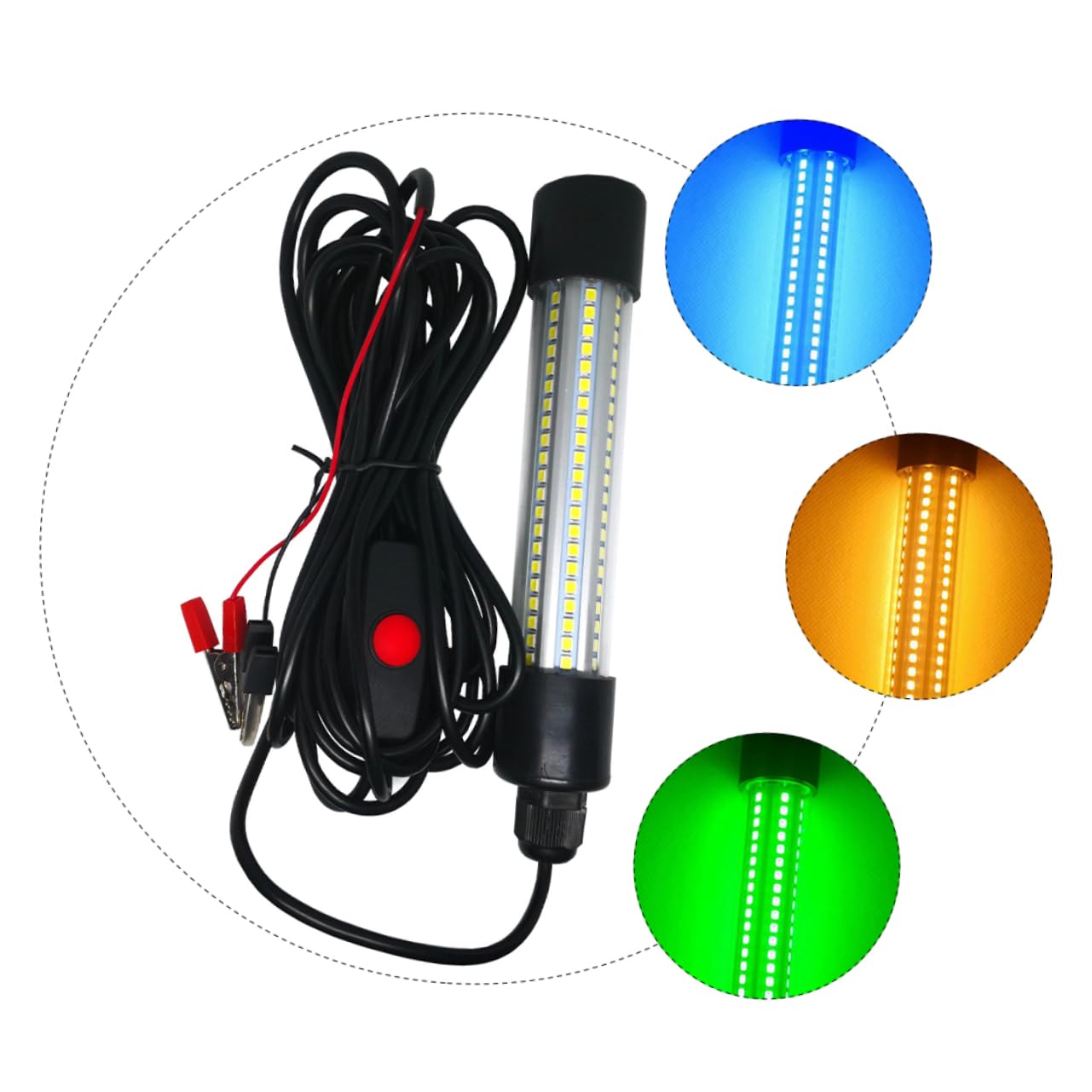 KESYOO 1Pc Underwater Fishing Lamp for Night Fishing for Freshwater and Saltwater Use Attracts Fish