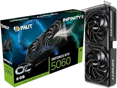 Palit RTX5060 INFINITY 2 OC 8GB 128Bit GDDR7 Graphics Card