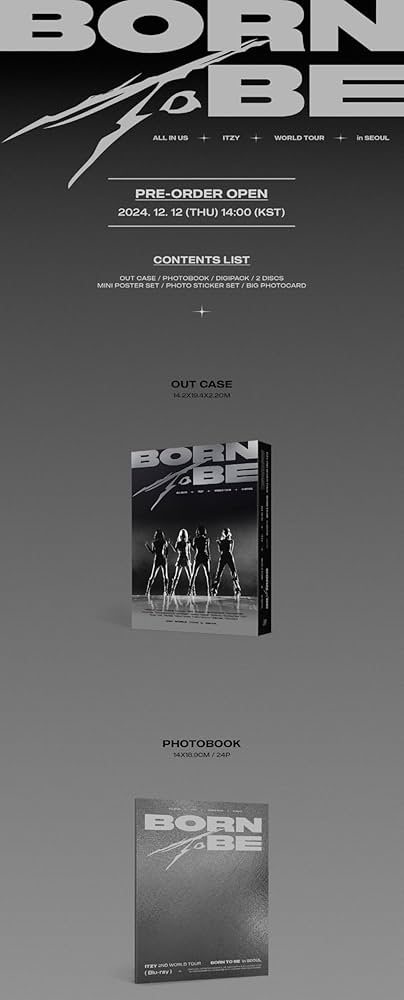 Amazon.com: ITZY 2nd World Tour BORN TO BE in Seoul 2