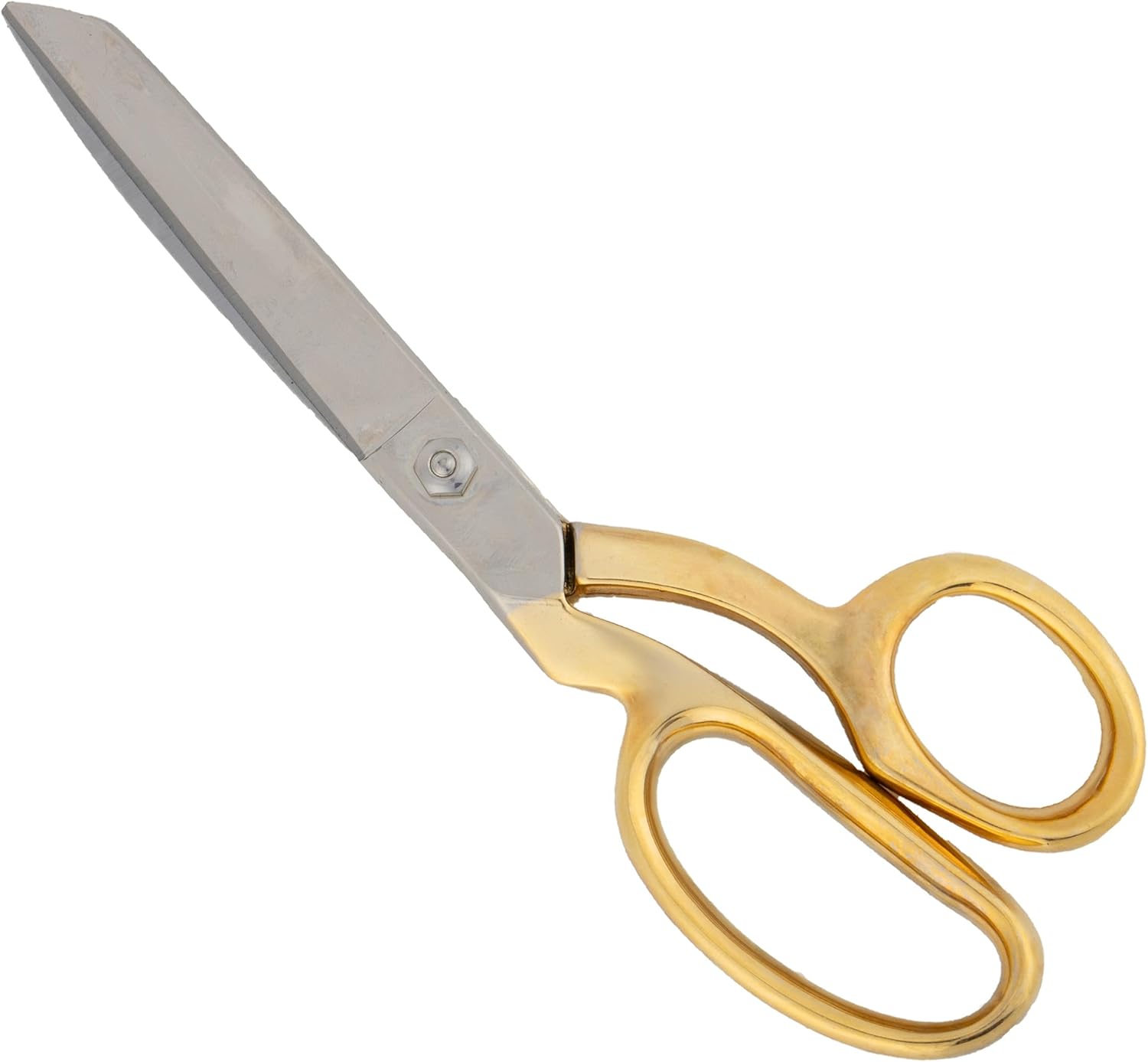 Kings County Tools Dressmaker's Fabric Scissors | Stainless Steel Blades & Gold-Plated Brass Handles | Made in Italy | 8-Inch Long