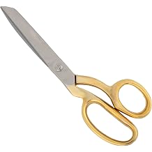 Sharp Fabric Scissors by Kings County Tools - 8" Heavy Duty Steel Sewing Scissors for Cloth Cuting, Tailor, Artist, Leather - Sewing Shears with Knife Edge Blade