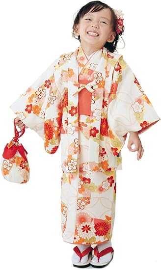 Amazon 京都スタイル 子供用 着物6点セット 女の子 着物 洗える着物セット 9 10才 着物 浴衣 通販